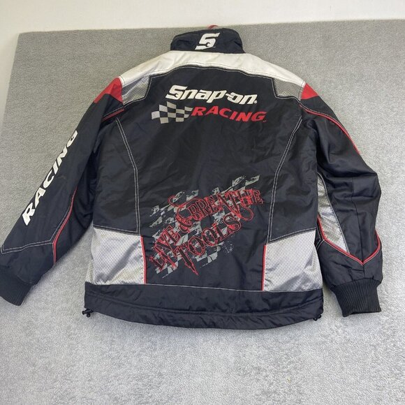 Choko Motorsports Snap-On Tools Racing Jacket Mens Medium Embroidered RIP IN ARM - Picture 2 of 15